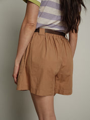 Shorts ampio cintura deserto