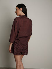Camicia sangallo leggero fico