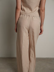 Completo gilet + pantalone Moon gesso