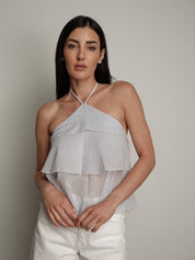 Light blue Cora top
