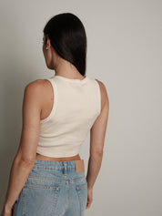 Top scollo americana crop (colori all'interno) PREORDINE NERO E BIANCO 16/06