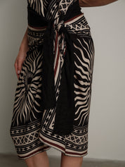 Sun black short skirt PREORDER 12/06