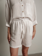 "Evergreen" white suit