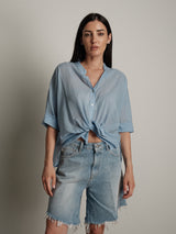 Light blue voile shirt PREORDER 12/06 SIZE S