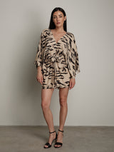 Tuta zebra beige