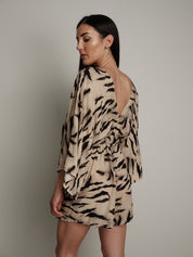 Tuta zebra beige