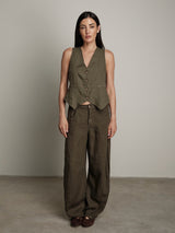 Aurora military barrel trousers