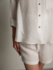 "Evergreen" white suit