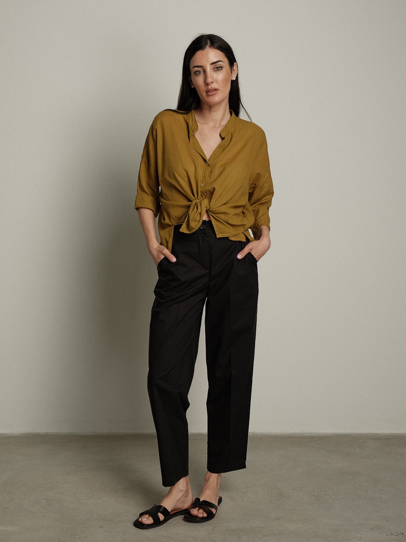 Pantalone estivo nero PREORDINE 26/06 TG. S M
