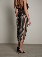 Long black Sun skirt