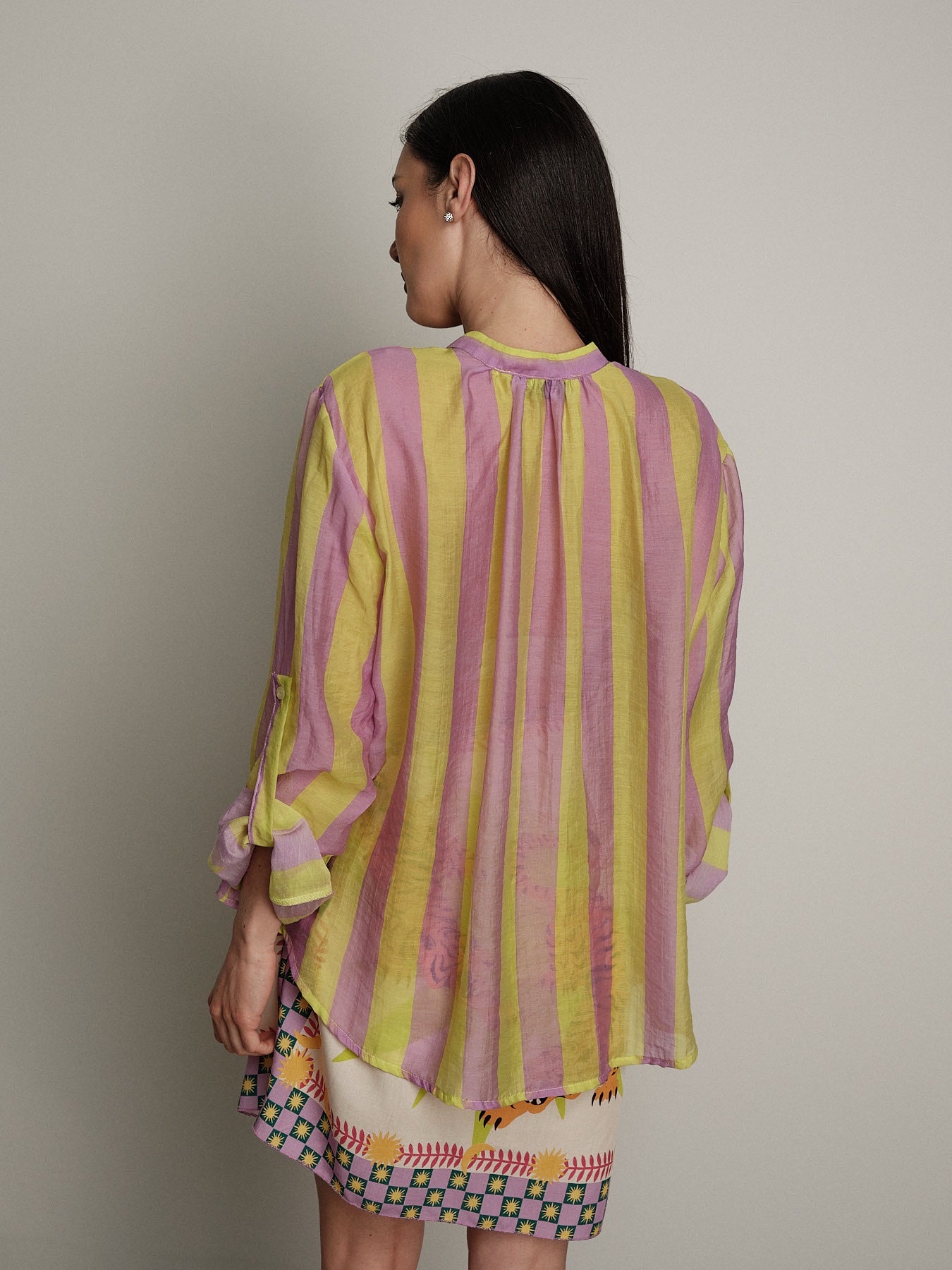 "Viral" pink/lime shirt