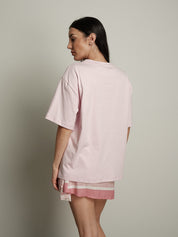 T-shirt tropical rosa