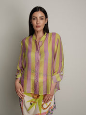 "Viral" pink/lime shirt