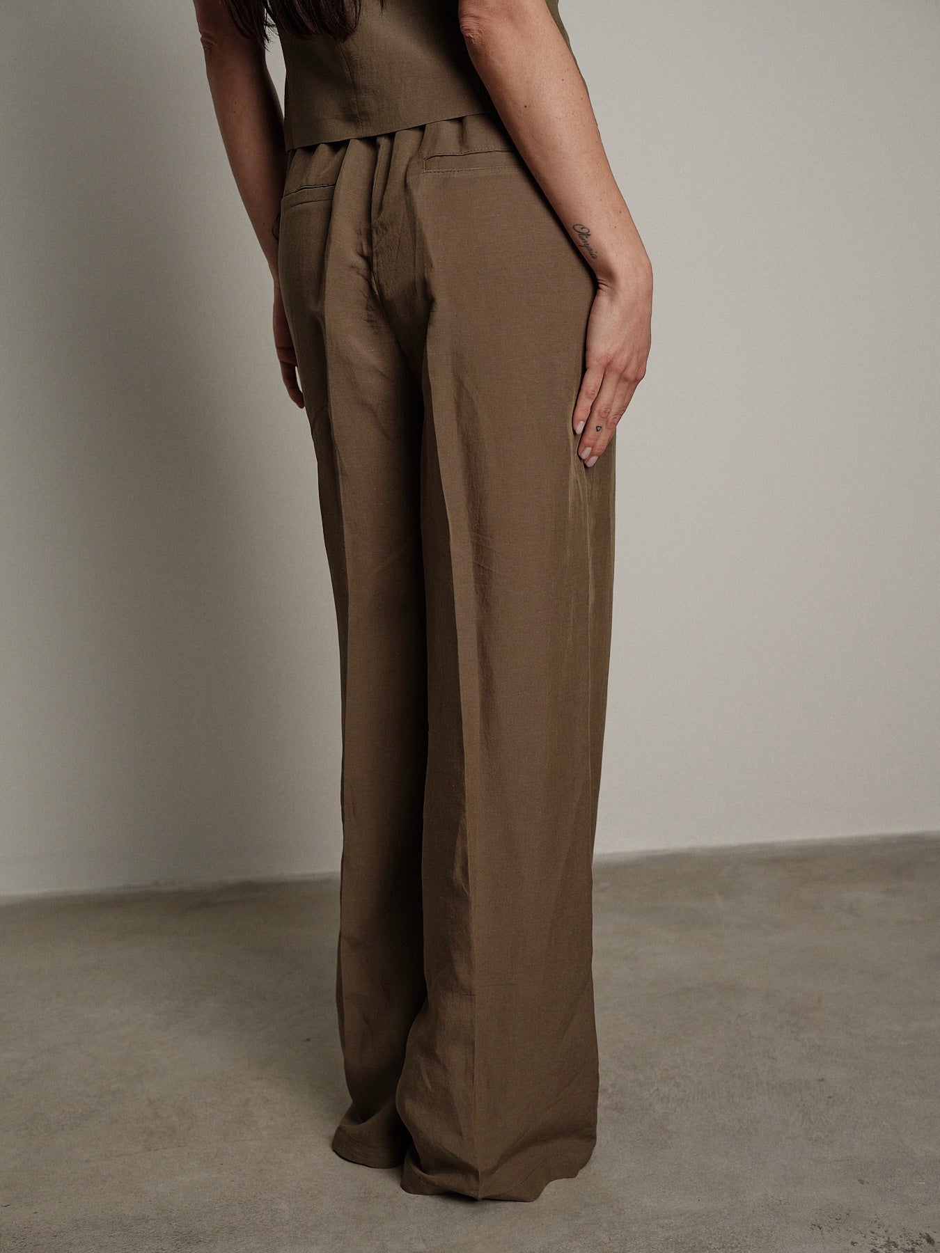 Completo gilet + pantalone Moon militare