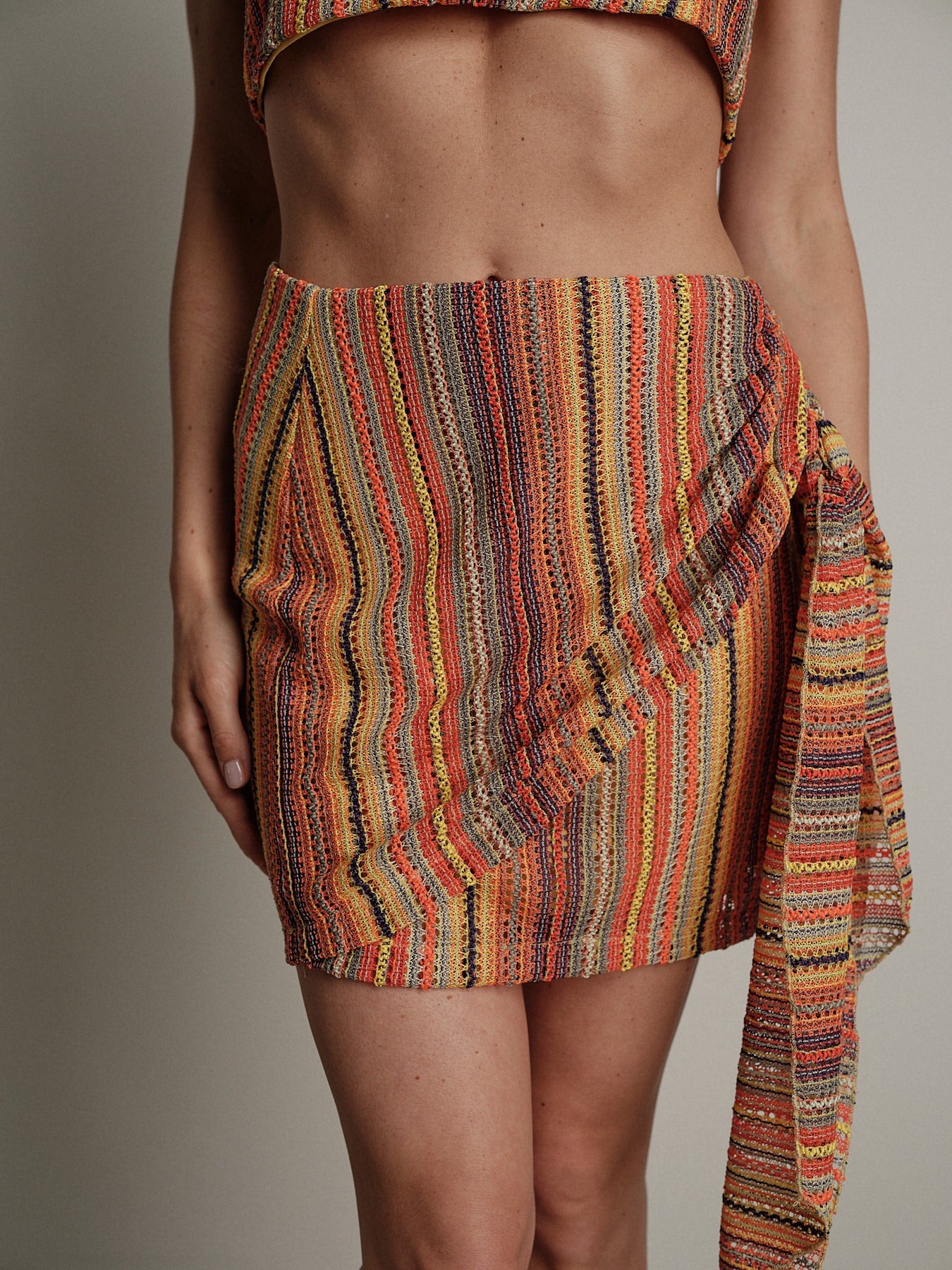 Sardinia multicolored miniskirt