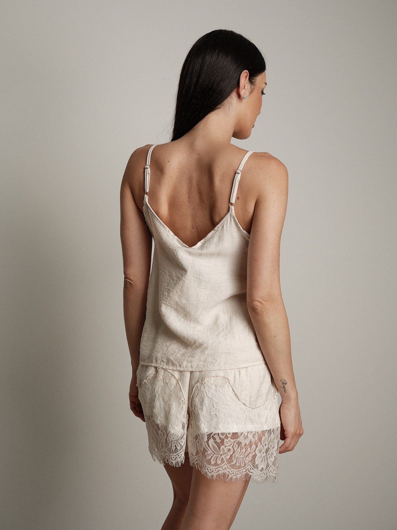 Natural lingerie top