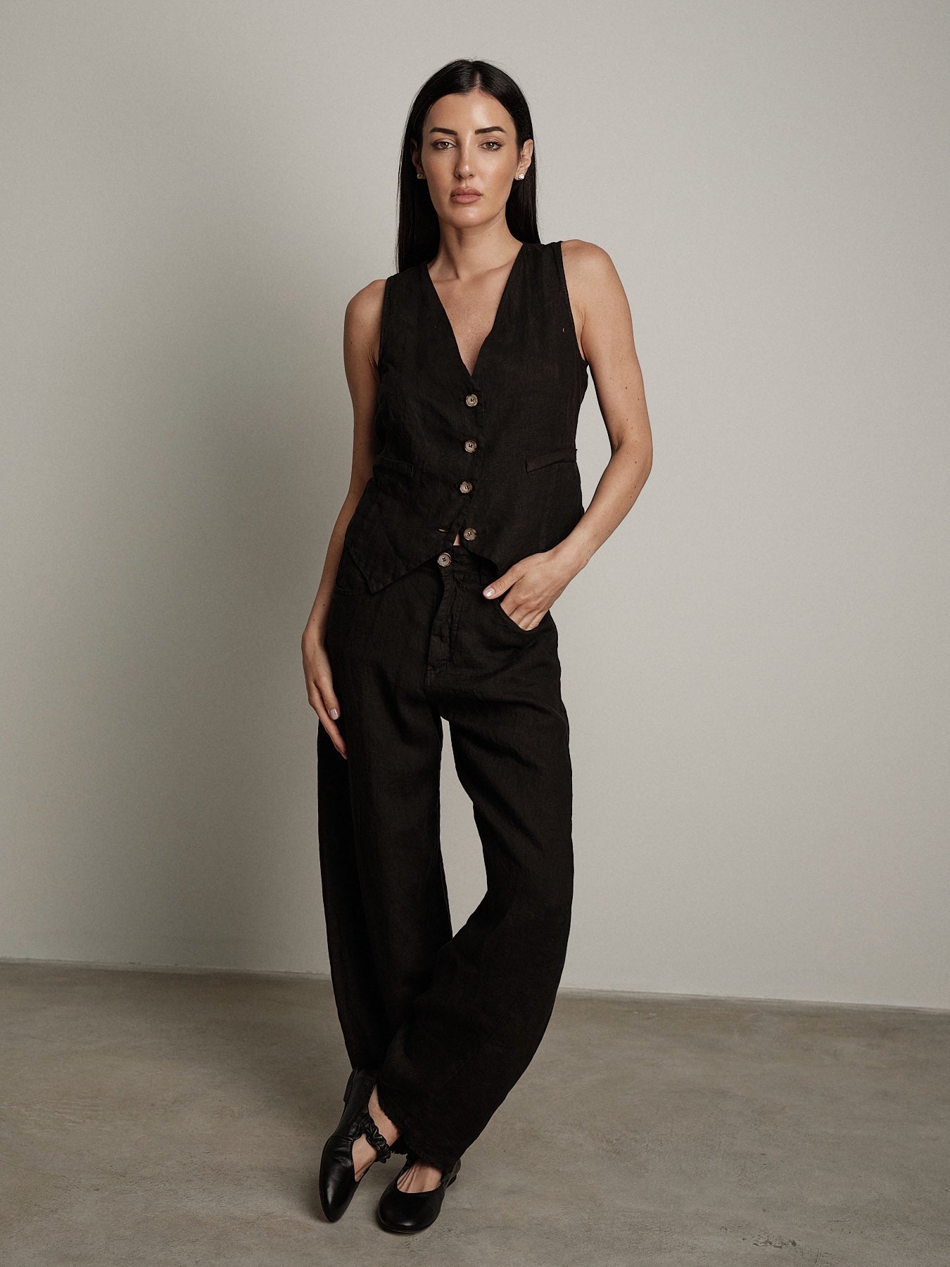Pantalone Aurora Balloon nero