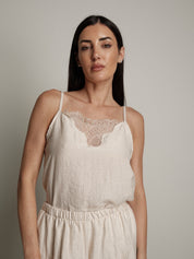 Natural lingerie top