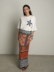 Completo gonna + t-shirt stella marina