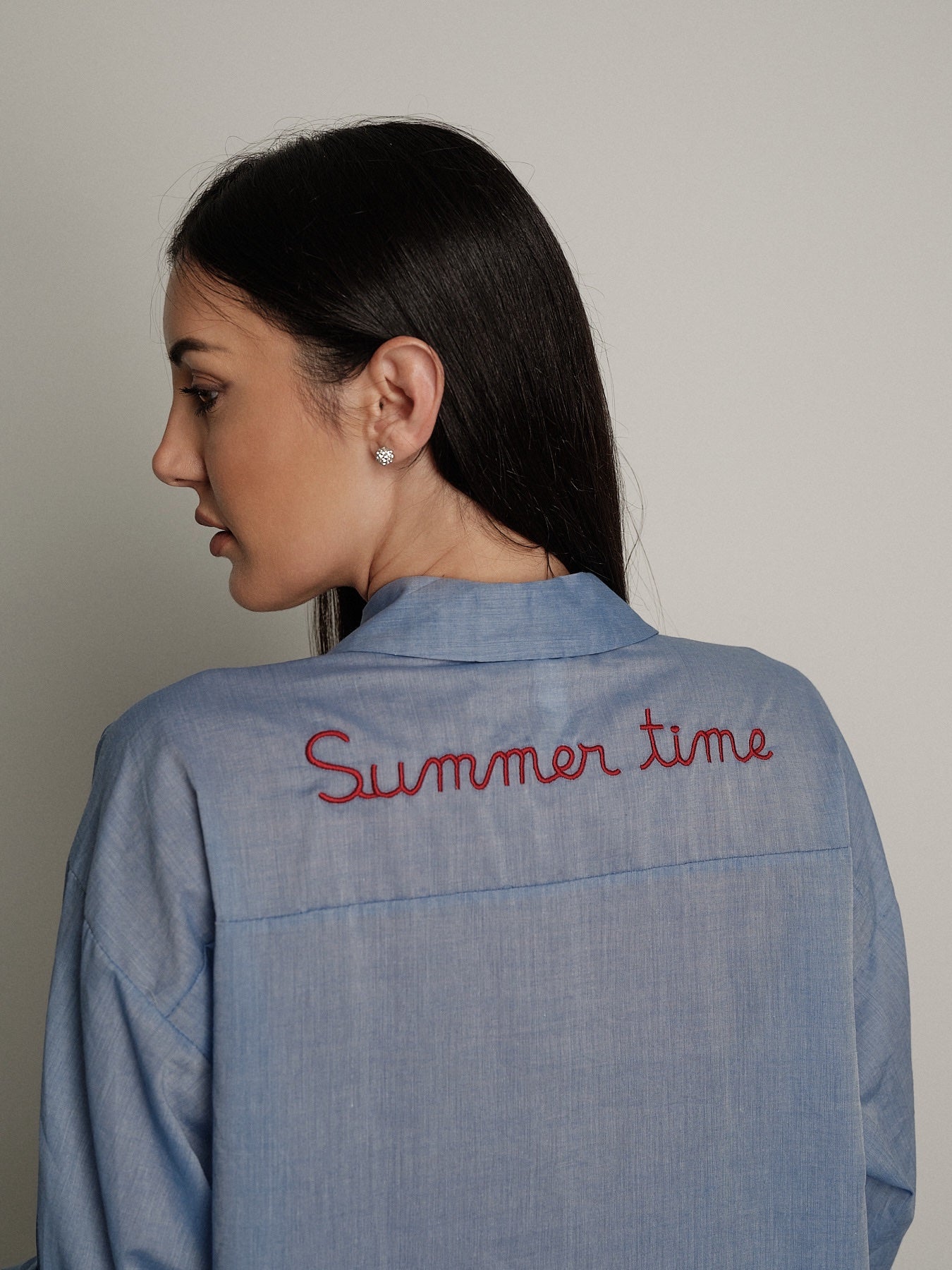 Camicia jeans "summer time"