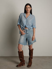 Light blue voile shirt PREORDER 12/06 SIZE S