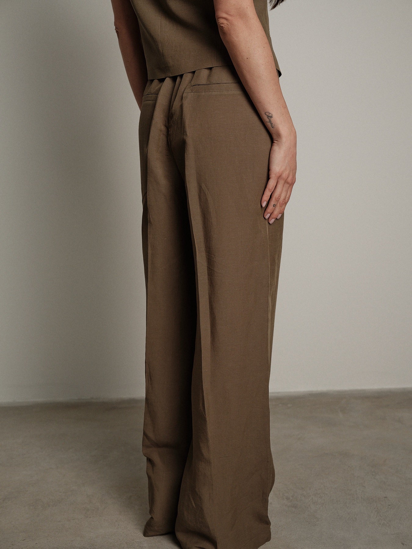 Completo gilet + pantalone Moon militare
