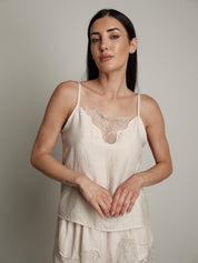 Natural lingerie top