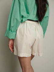 Shorts ampio cintura burro