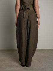 Aurora military barrel trousers
