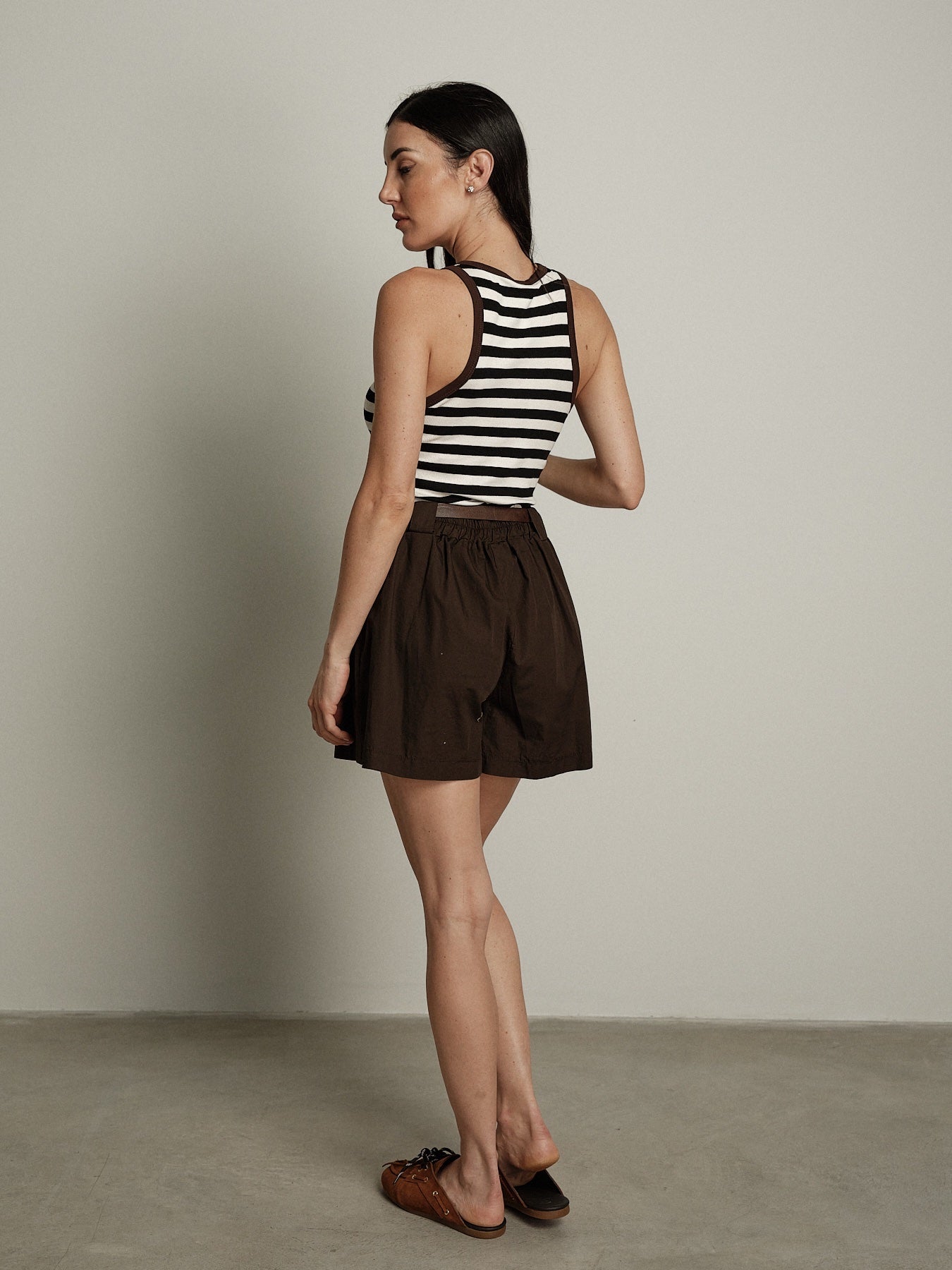 Shorts ampio cintura moro PREORDINE 26/06