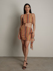 Sardinia multicolored miniskirt
