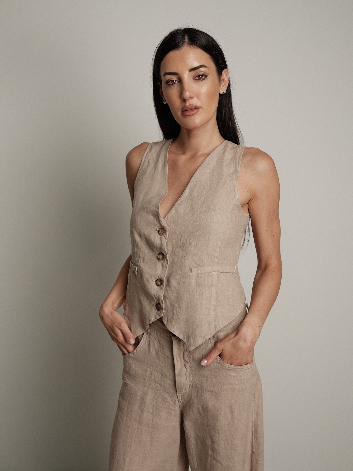 Gilet Aurora sabbia PREORDINE 25/06