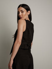Gilet Aurora nero