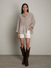 Cora chocolate shirt