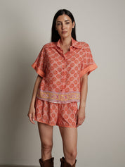 Fishing print shorts