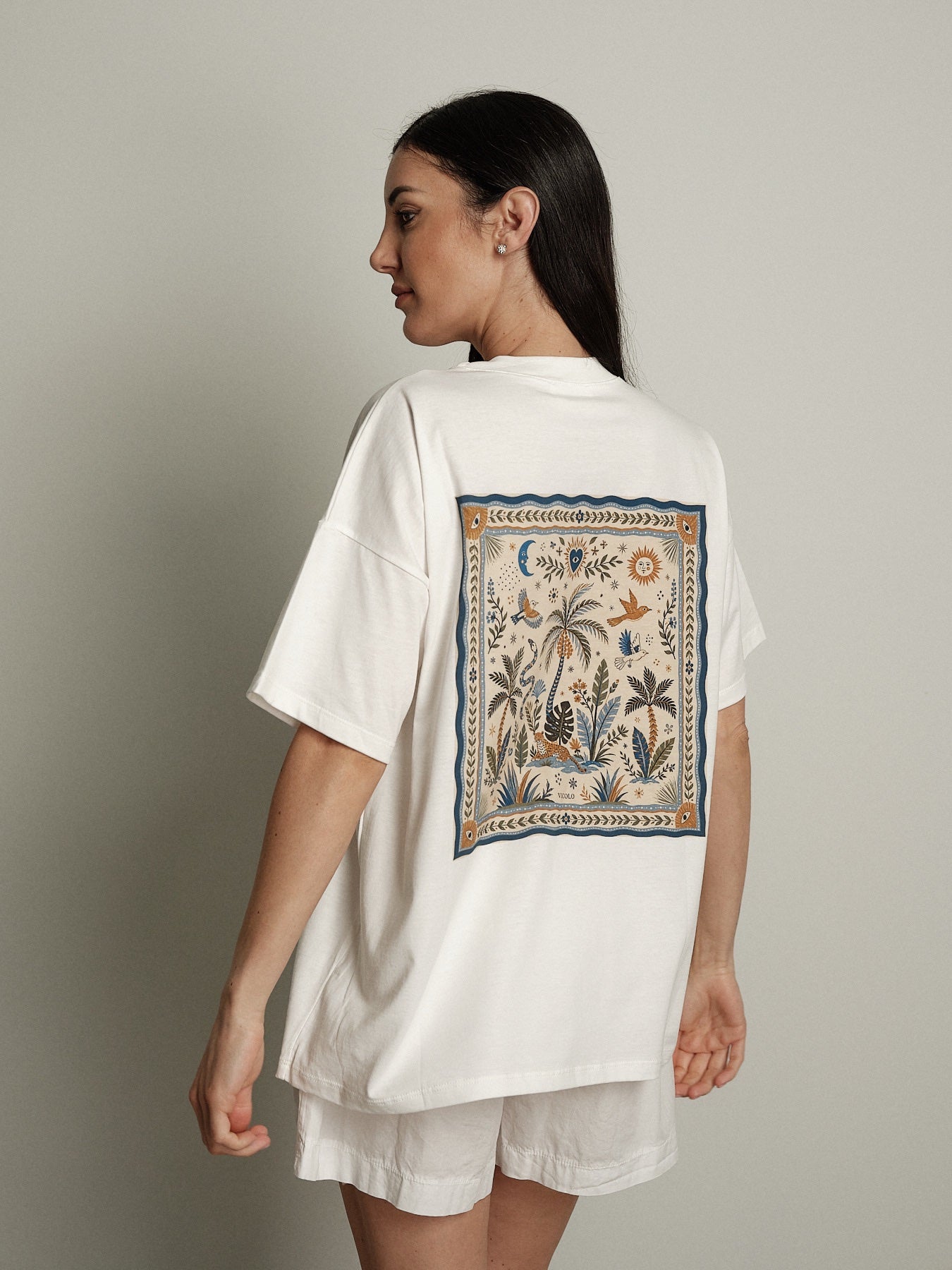 T-shirt cuore occhio