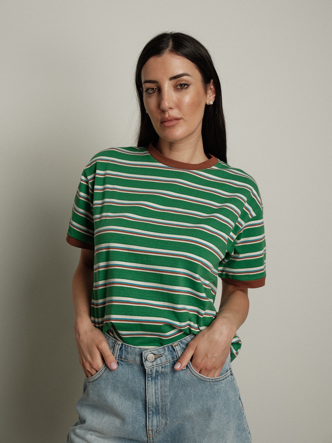 Maglia righe tricolor (colori all'interno)