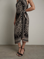 Long black Sun skirt