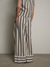Pantalone riga nera Nara