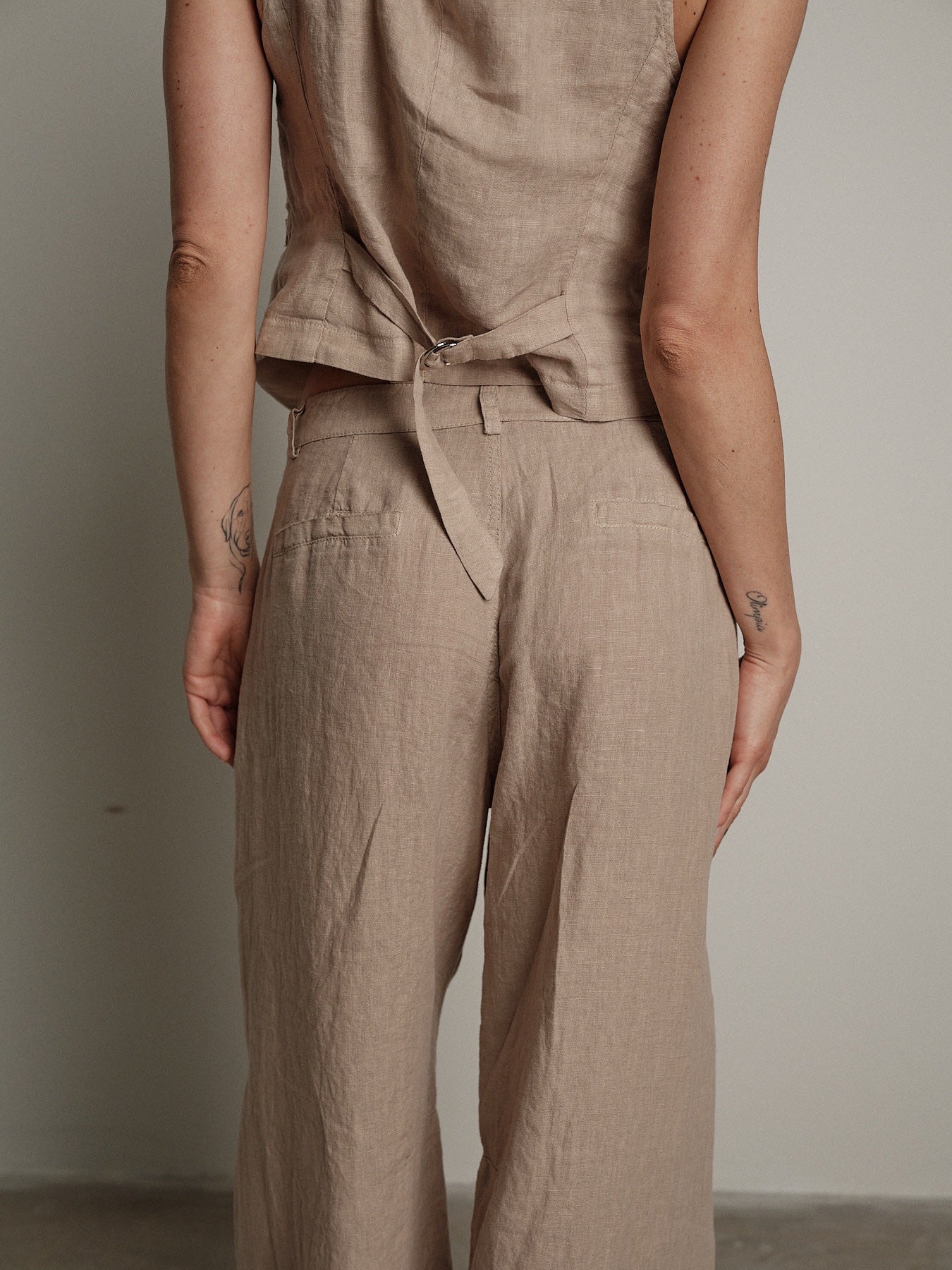 Pantalone Aurora barrel sabbia PREORDINE 22/06