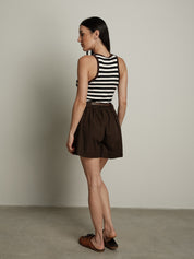 Shorts ampio cintura moro PREORDINE 26/06
