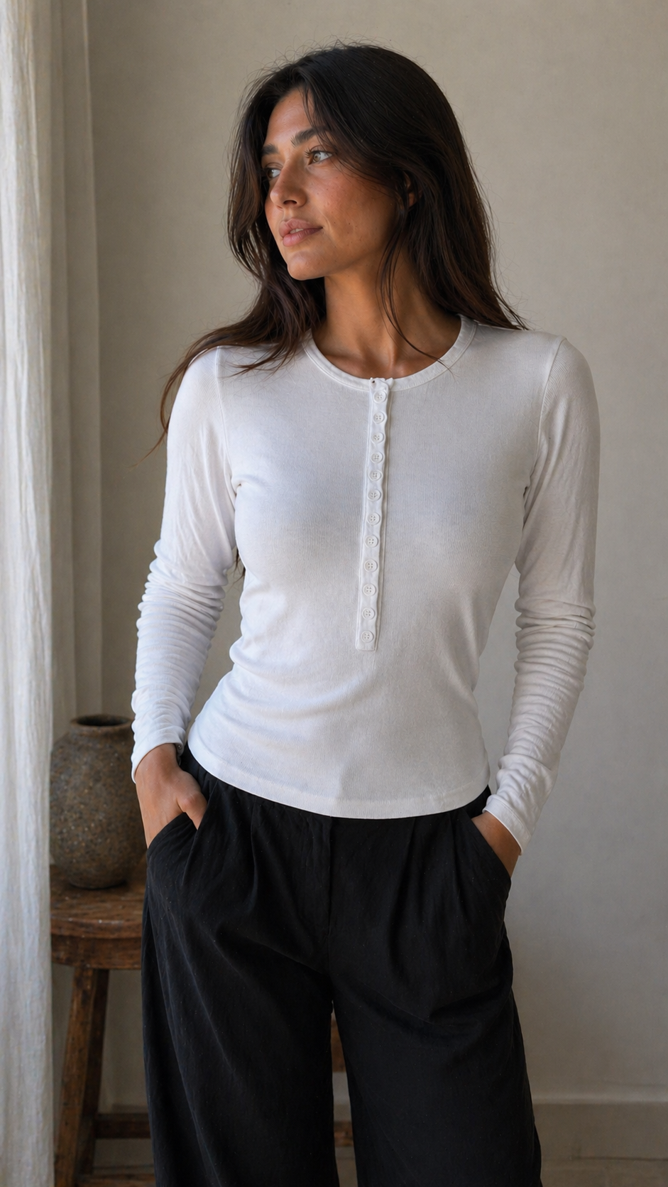 Long sleeve Henley (colors inside) PRE-ORDER 27/05