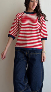 Laura contrast jumper (colours inside)