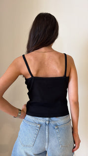Canotta bottoni crop (colori all'interno)