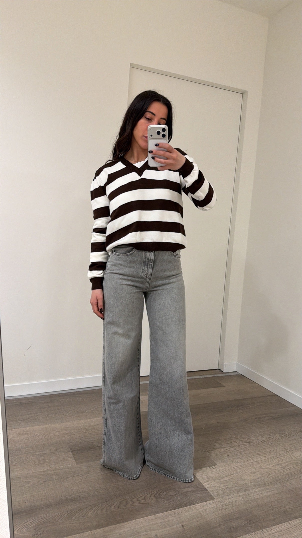 Jeans, gray, like new