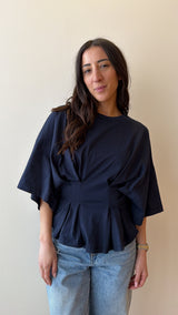 T-shirt avvitata blu