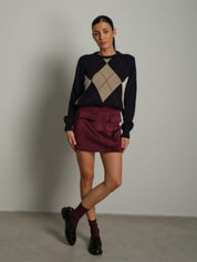 Pullover girocollo rombi Blu-notte Haveone 7AC7086;Pullover girocollo rombi Blu-notte Haveone 7AC7086 — foto 2;Pullover girocollo rombi Blu-notte Haveone 7AC7086 — foto 3;Pullover girocollo rombi Blu-notte Haveone 7AC7086 — foto 4;Pullover girocollo rombi Blu-notte Haveone 7AC7086 — foto 5