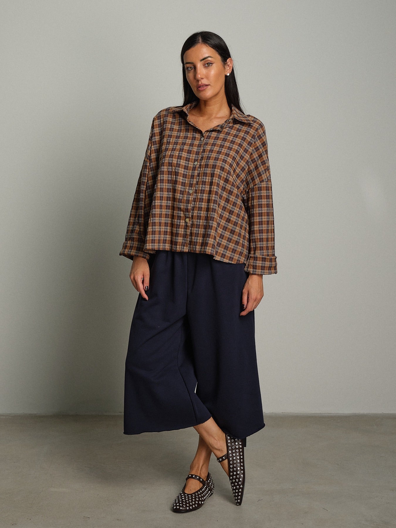 Camicia quadro Tabacco Haveone CNO-R092;Camicia quadro Tabacco Haveone CNO-R092 — foto 2;Camicia quadro Tabacco Haveone CNO-R092 — foto 3;Camicia quadro Tabacco Haveone CNO-R092 — foto 4