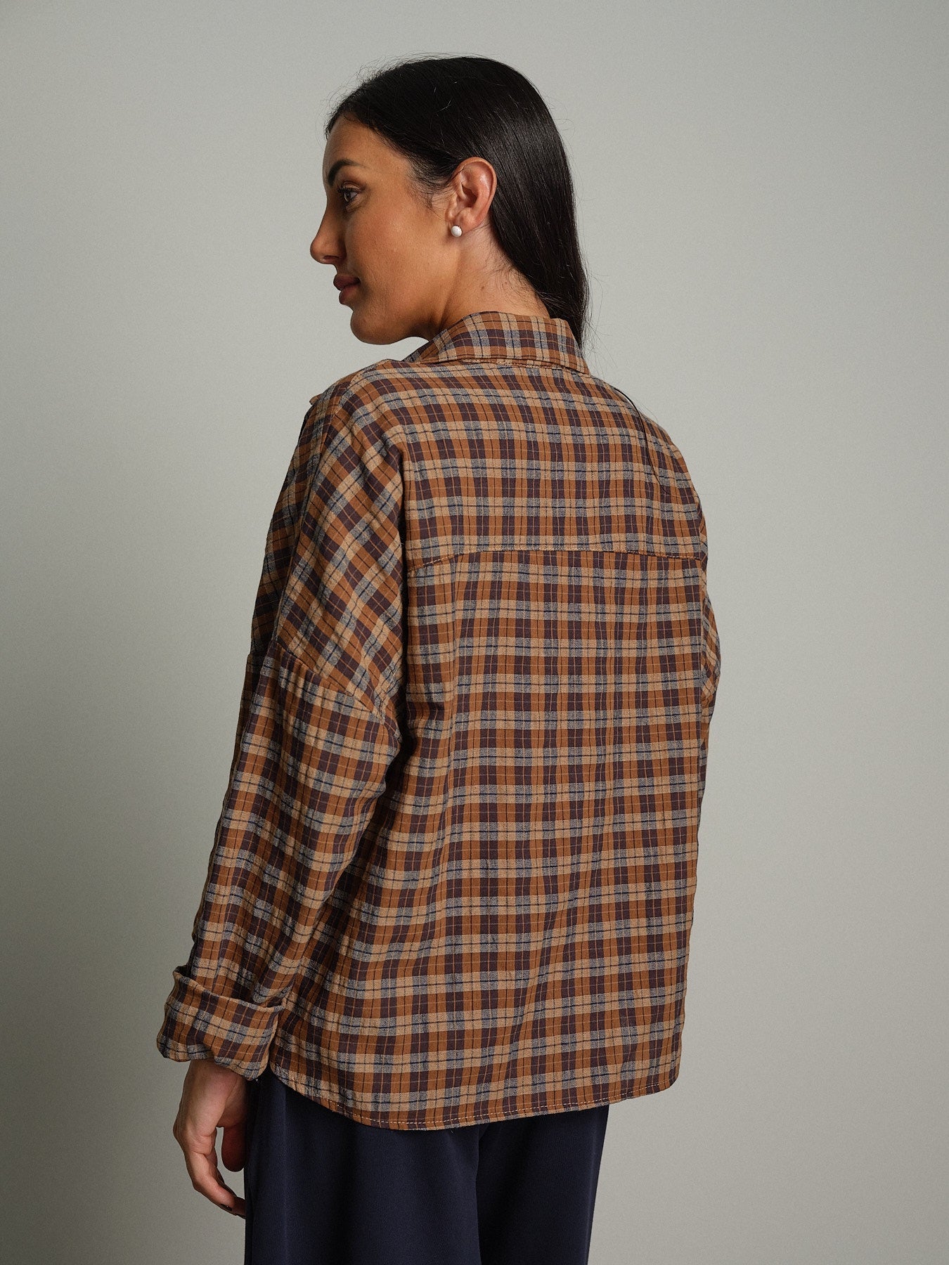 Camicia quadro Tabacco Haveone CNO-R092;Camicia quadro Tabacco Haveone CNO-R092 — foto 2;Camicia quadro Tabacco Haveone CNO-R092 — foto 3;Camicia quadro Tabacco Haveone CNO-R092 — foto 4