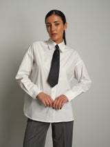 Camicia con cravatta - Bianco ottico